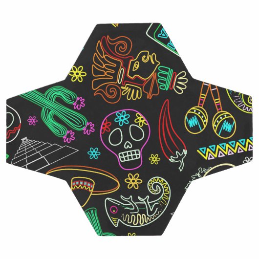 Mexico Fiesta Patroon Voetbal (Enkel)