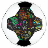 Mexico Fiesta Patroon Voetbal (Voorkant)