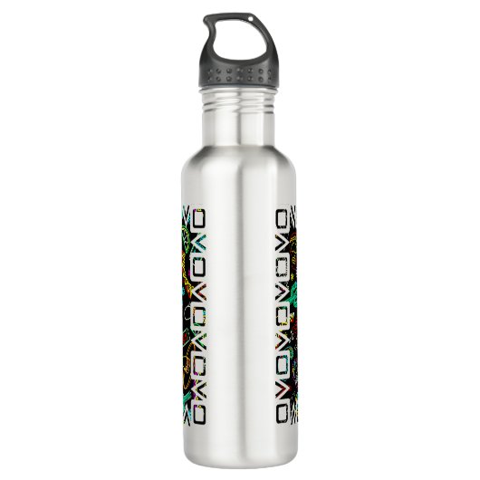 Mexico Fiesta Patroon Waterfles (Achterkant)