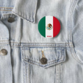Mexico Flag Charming Patriotic Ronde Button 5,7 Cm (In situ)