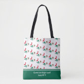 MEXICO Flag Christelijk ScriptGROEN Tote Bag (Voorkant)