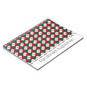 MEXICO FLAG Custom Naam toevoegen Notitieboek Jour (Linkerzijde)