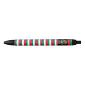 Mexico Flag Cute Patriotic Zwarte Inkt Pen (Voorkant)