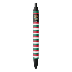 Mexico Flag Cute Patriotic Zwarte Inkt Pen