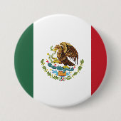 Mexico Flag Design Pin Button (Voorkant)