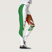Mexico Flag Heart Leggings (Rechts)