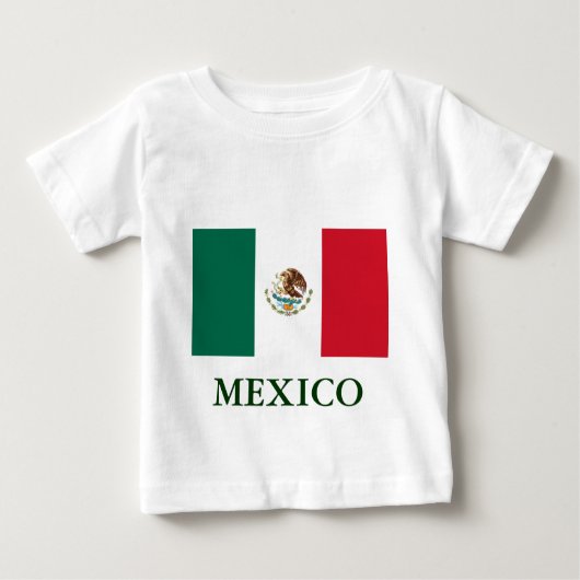 Mexico Flag Infants T-shirt (Voorkant)