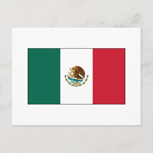 Mexico FLAG International Briefkaart (Voorkant)