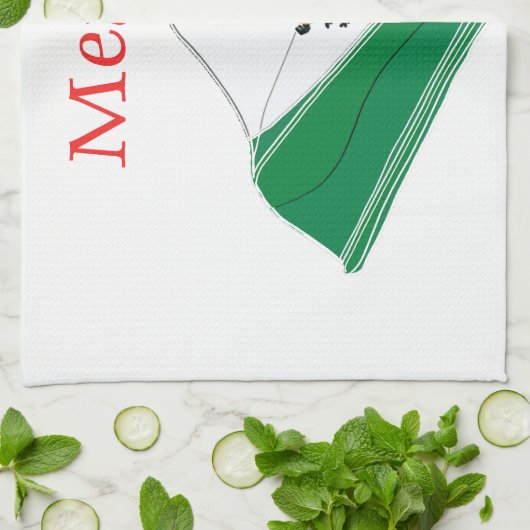 Mexico Flag Kitchen Towel Theedoek (Gevouwen)