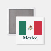 Mexico Flag Magnet (Voorkant / Achterkant)