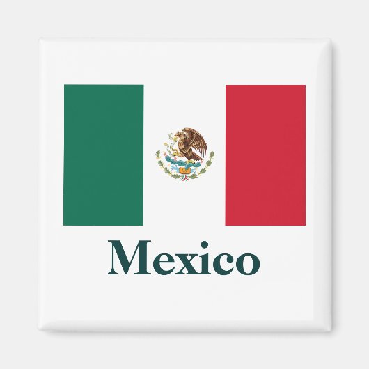 Mexico Flag Magnet (Voorkant)