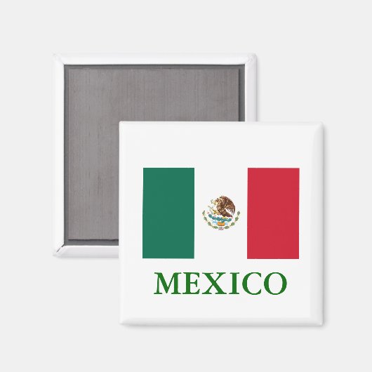 Mexico Flag Magnet (Voorkant / Achterkant)