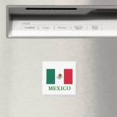 Mexico Flag Magnet (Insitu (Vaatwasser))