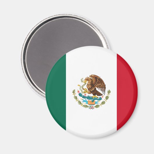 Mexico Flag Magnet (Voorkant / Achterkant)