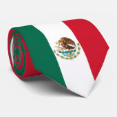 Mexico Flag Stropdas aanpassen (Opgerold)