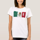 MEXICO Flag Text T-shirt (Voorkant)