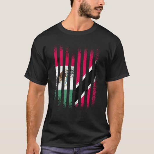 Mexico Flag Trinidad&Tobago Grown Country Flags St T-shirt (Voorkant)