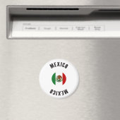 Mexico Flag Wheel Magneet (Insitu (Vaatwasser))