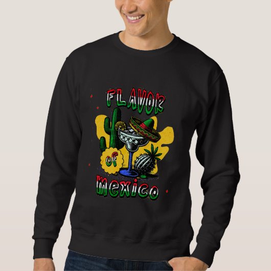 Mexico Flavor mannen sweatshirt (Voorkant)