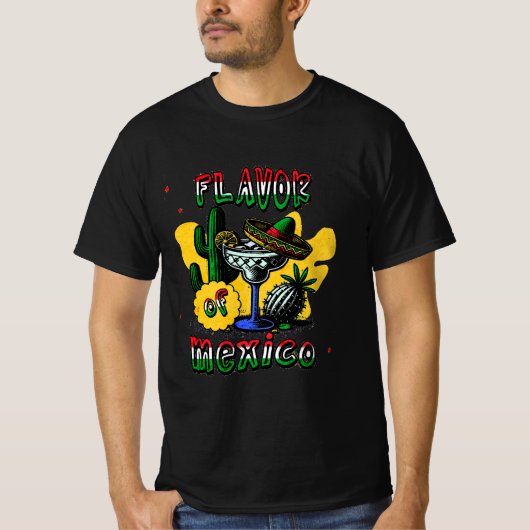 Mexico Flavor Mannen T-shirt (Voorkant)