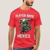 Mexico Football Eagle Dynamic National Pride Art T-shirt (Voorkant)