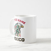 Mexico Football Eagle National Pride Action Art Koffiemok (Voorkant links)