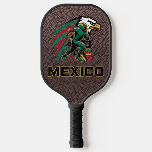 Mexico Football Eagle National Pride Action Art Pickleball Paddle (Voorkant)