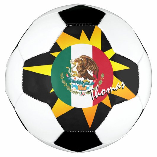 Mexico-Football en Mexicaanse vlag/BANG Voetbal (Voorkant)