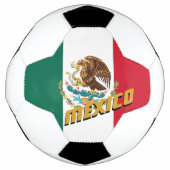 Mexico-Football en Mexicaanse vlag/sport Voetbal (Voorkant)