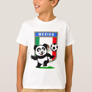 Mexico Football Panda T-shirt