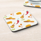 Mexico geïnspireerd Patroon Bier Onderzetter (Linkerzijde)