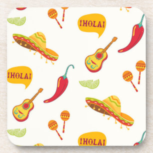 Mexico geïnspireerd Patroon Bier Onderzetter