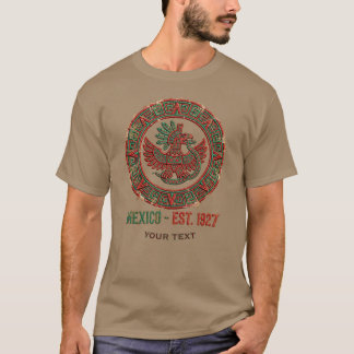 Mexico GESCHAT 1927 Aztekenadelaar Crest Vintage T-shirt