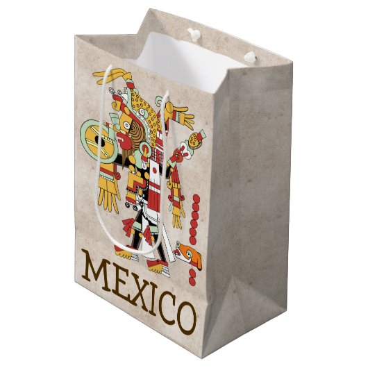 Mexico Gift Bag Medium Cadeauzakje (Voorkant Gekanteld)