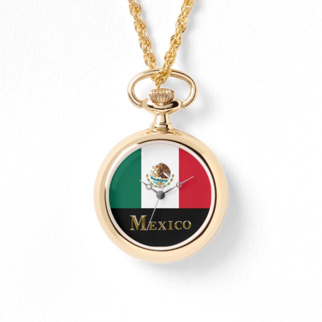 MEXICO GOLD WATCH HORLOGE (Voorkant)