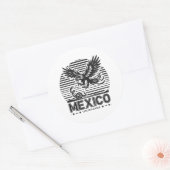 Mexico - Golden Eagle Ronde Sticker (Envelop)