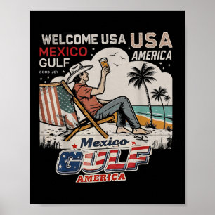 Mexico Golf Amerika Verenigde Staten Amerikaanse v Poster