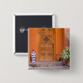 Mexico, Guanajuato staat, San Miguel. Casa de la Vierkante Button 5,1 Cm (Voorkant /achterkant)