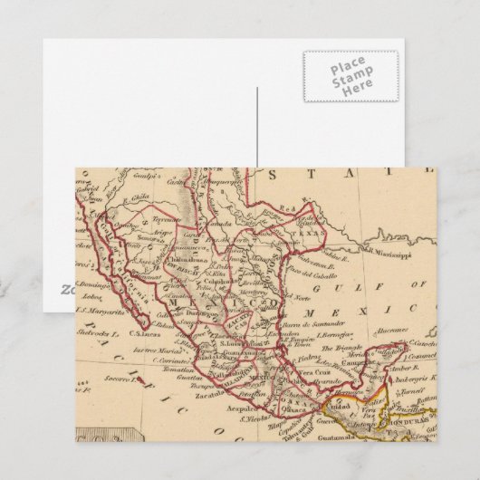 Mexico, Guatamala Briefkaart (Voorkant / Achterkant)