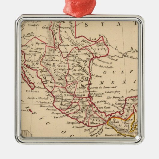 Mexico, Guatamala Metalen Ornament (Voorkant)