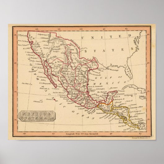 Mexico, Guatamala Poster (Voorkant)