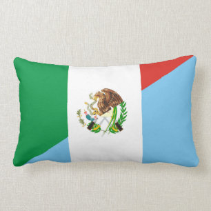 mexico guatemala halve vlag symbool kussen
