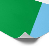 mexico guatemala halve vlag symbool poster (Hoek)