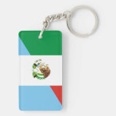 mexico guatemala halve vlag symbool sleutelhanger (achterkant)