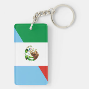 mexico guatemala halve vlag symbool sleutelhanger