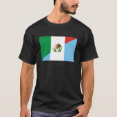 mexico guatemala halve vlag symbool t-shirt (Voorkant)