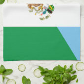 mexico guatemala halve vlag symbool theedoek (Gevouwen)