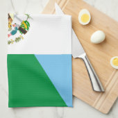 mexico guatemala halve vlag symbool theedoek (Quarter Fold)