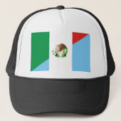 mexico guatemala halve vlag symbool trucker pet (Voorkant)