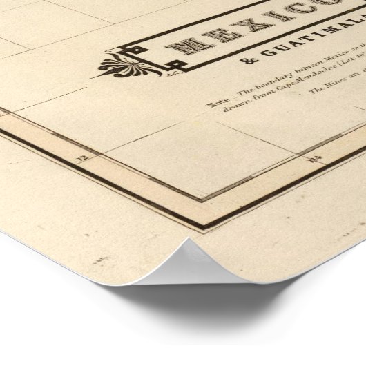 Mexico, Guatemala Poster (Hoek)